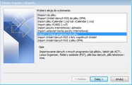 Kreator importu i eksportu w Outlook