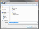 MS Outlook gdzie zapisać plik z danymi